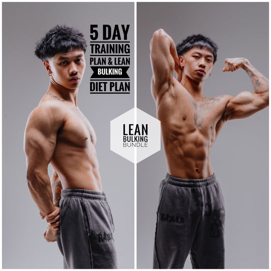 Bulking Bundle (5 Day New Training Plan/Lean Bulk Diet Plan) - Updated October 2024